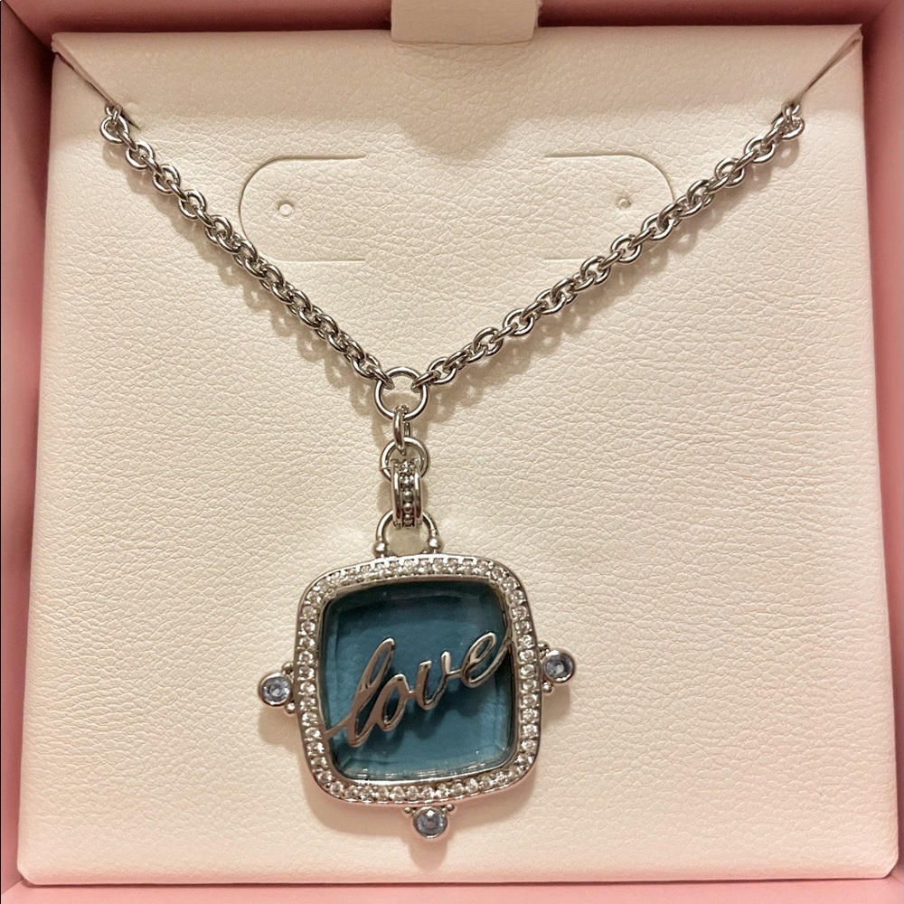 Indigo Glass Necklace - Bomb Party ~ Bella Amore